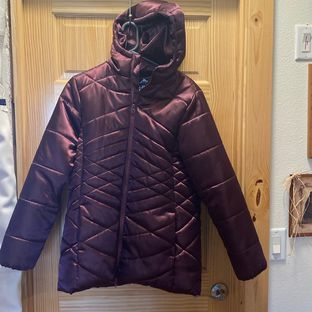 Like new burgandy coat
